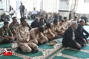 مراسم بزرگداشت شهدای مقاومت و شهید سید حسن نصراللّٰه در شهرستان مرزی خواف به روایت تصویر