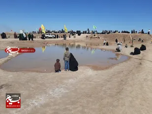 حضور کاروان های راهیان نور استان قزوین در منطقه طلائیه