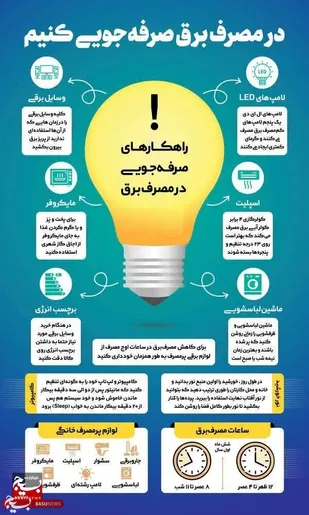 چند توصیه کاربردی برای صرفه&zwnj;جویی در مصرف برق