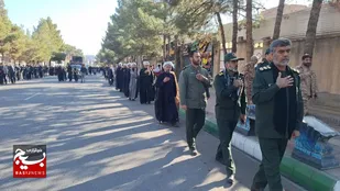 اجتماع باشکوه سوگواران فاطمی در تربت&zwnj;جام در قاب دوربین بسیج