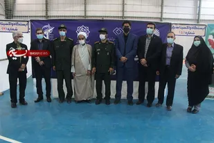افتتاح مرکز تجمیعی واکسیناسیون کووید19 با همکاری سپاه آران و بیدگل