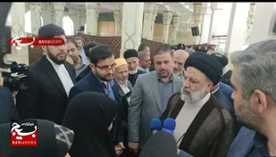 آیت الله رییسی به زیارت امامزاده سبزقبا(ع) دزفول رفت