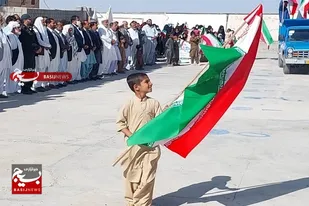 حضور پرشور مردم بخش مهرگان در راهپیمایی ۲۲بهمن،معادلات دشمنان رابه هم زد