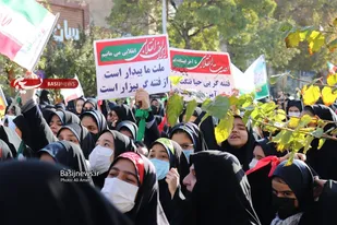همایش اقتدار بسیج با حضور ۱۰ هزار نفری در شاهرود به روایت تصویر