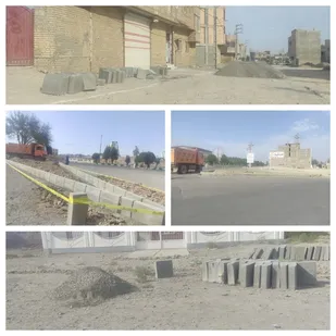 آغاز عملیات جدول گذاری خیابان ۲۲ متری باغ گل حدفاصل میدان سپاه تا بلوار مرحوم قمی پیشوا