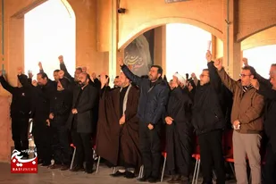 تجدید میثاق فرهنگیان و دانش&zwnj;آموزان کبودراهنگی با امامین انقلاب و شهدا