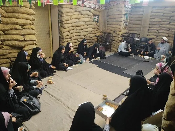 تجدید میثاق دانشجویان خادم شهدا استان تهران با شهدا و شهید آرمان علی وردی