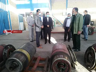 بازدید اعضای کلینیک صنعت یار بسیج از شرکت همیار موتور شاهرود+ تصاویر