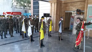 تجدید میثاق مدافعان ولایت با مدافعان سلامت در تربت حیدریه