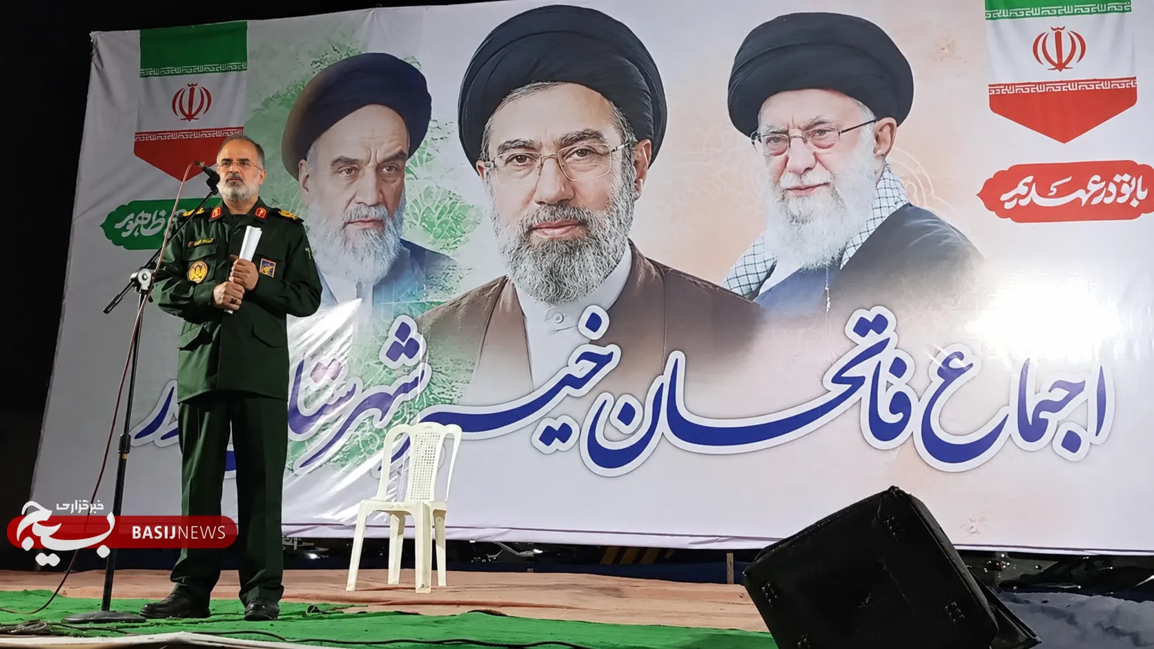 سردار موحد در اجتماع فاتحان خیبر نور: 
خورشید پیروزی از دل ۲۰۰ شب مقاومت طلوع می‌کند / ملت مبعوث شده تا کار استکبار را تمام کند