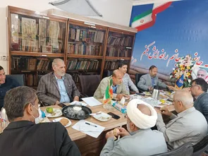 برگزاری نشست هیئت اندیشه‌ورز معاونت فرهنگی هنری سپاه فتح با محوریت هفته بسیج