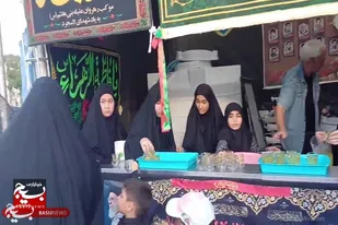 موکب خدمت رسانی در جهت خدمتی جهادی