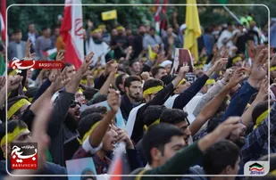 حمایت بسیج دانشجویان تربت حیدریه از پاسخ مقتدرانه سپاه به رژیم صهیونیستی+عکس