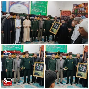 تجلیل سادات و سران عشایر روستای سید راضی شوش از فرمانده سپاه این &nbsp;شهرستان