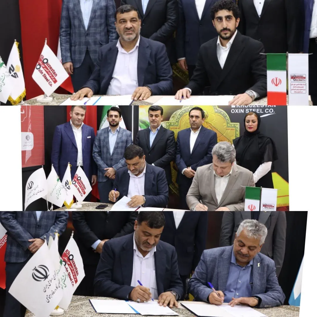 پایان شیرین نمایشگاه نفت با انعقاد ۳ قرارداد بزرگ برای فولاد اکسین خوزستان 