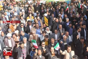 مردم رشتخوار با حضورشان در راهپیمایی ۲۲ بهمن حماسه&zwnj;ای دیگر خلق کردند+عکس