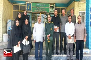 نشست فرمانده سپاه ناحیه نهاوند با خبرنگاران