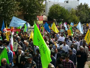 پاسخ دندان شکن مردم کهگیلویه و بویراحمد به اغتشاشگران +( تصاویر)