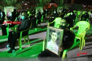 یادواره شهدا دفاع مقدس در جوار قبور شهدای گمنام شهر اهرم برگزار شد