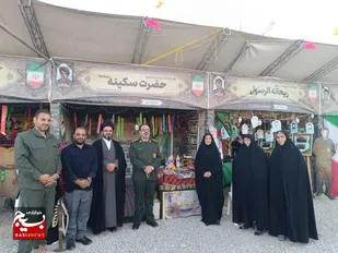 بازدید مسوولان سپاه میامی از غرفه&zwnj;های طرح اسوه کنگره شهدا استان+ تصاویر
