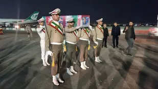 مراسم استقبال از پیکر مطهر وزیر امور خارجه شهید حسین امیرعبداللهیان