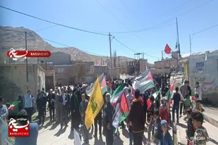 راهپیمایی روز قدس در شهر شاهنجرین رزن