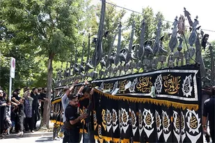 برگزاری مراسم تاسوعا و عاشورای حسینی در رجایی شهر کرج (2)