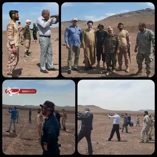 آموزش تیراندازی ویژه شورای تامین شهرستان شهریار