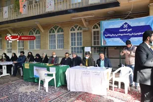 برپایی میز خدمت ویژه بانوان در نمازجمعه شاهرود+ تصاویر