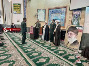 تکریم و معارفه فرمانده حوزه بسیج محلات نجف اشرف شاهرود+ تصاویر