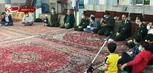سرکشی جانشین سپاه شاهرود از پایگاه بسیج عاشورا و برگزاری نشست روشنگری