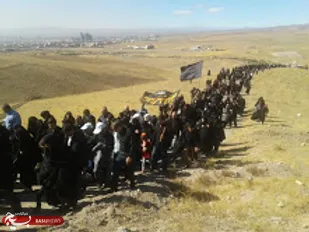همایش باشکوه بازماندگان پیاده روی اربعین