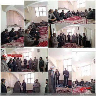 دیدار مسئولین شهر مجن با خانواده شهدا و ایثارگران و بسیجیان + تصاویر