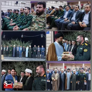 تجلیل از سربازان ولایت در کرخه