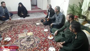 دیدار مسئولان سپاه استان با خانواده شهدا روستای ابرسج شاهرود+ تصاویر