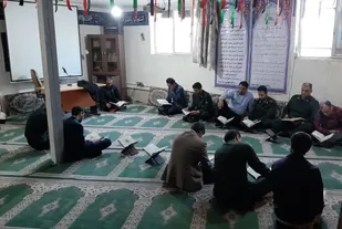 جزخوانی قرآن کریم در سپاه ناحیه پیشوا