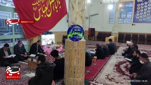 جزء خوانی قرآن مجید و ضیافت افطاری در وردنجان