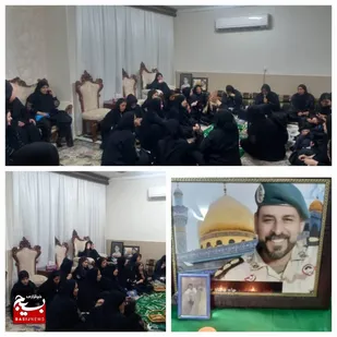 مراسم چهلمین روز شهدای اقتدار در منزل شهید حسونی&zwnj;زاده برگزار شد
