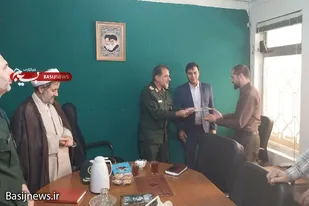 آیین معارفه جانشین فرمانده ناحیه بسیج دانشجویی استان همدان