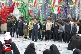 برگزاری جشن پیروزی انقلاب اسلامی ویژه دانش آموزان بخش سردرود رزن