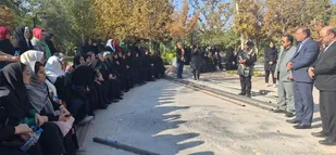 بازدید بانوان فعال فرهنگی و ورزشکار منطقه ۴ مشهد از بوستان شهربانو بسیج
