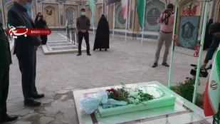 دیدار مسئولین کمیته جستجوی مفقودین با خانواده شهید جستجوگر نور حاجی قاسمی در بسطام