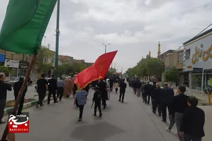 برپایی دستجات عزاداری به مناسبت سالروز شهادت امام صادق(ع) در فامنین