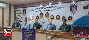 دیدار اعضای هیأت رئیسه دانشگاه علوم و فنون دریایی خرمشهر با فرمانده سپاه خرمشهر