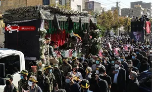 پیکر شهید امر به معروف محمد محمدی تشییع شد