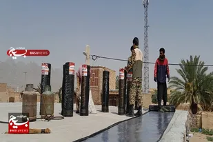 ایزوگام منازل افراد کم برخوردار توسط سپاه در خاش