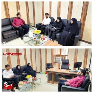 دیدار معاونت خواهران مرکز بسیج کل وزارت نفت با مسئول سازمان بسیج مهندسین صنعت و معدن استان هرمزگان