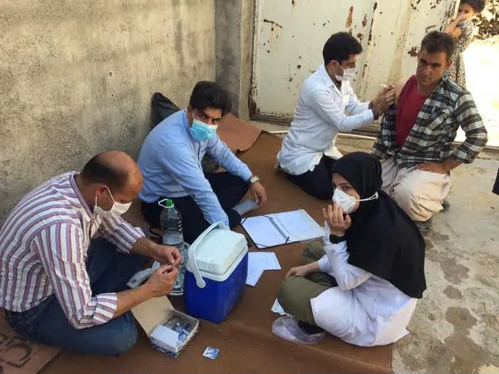 اعزام تیم پزشکی و واکسیناسیون عشایر مناطق بلوطستان و توت شهرستان ملکشاهی