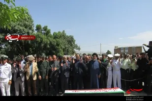 پیکر مطهر شهید &laquo;محمد کلوندی&raquo; در زادگاهش آرام گرفت