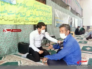 برگزاری رزمایش خدمت رسانی " افسران ولایت" در روستا بشکز شهر مود